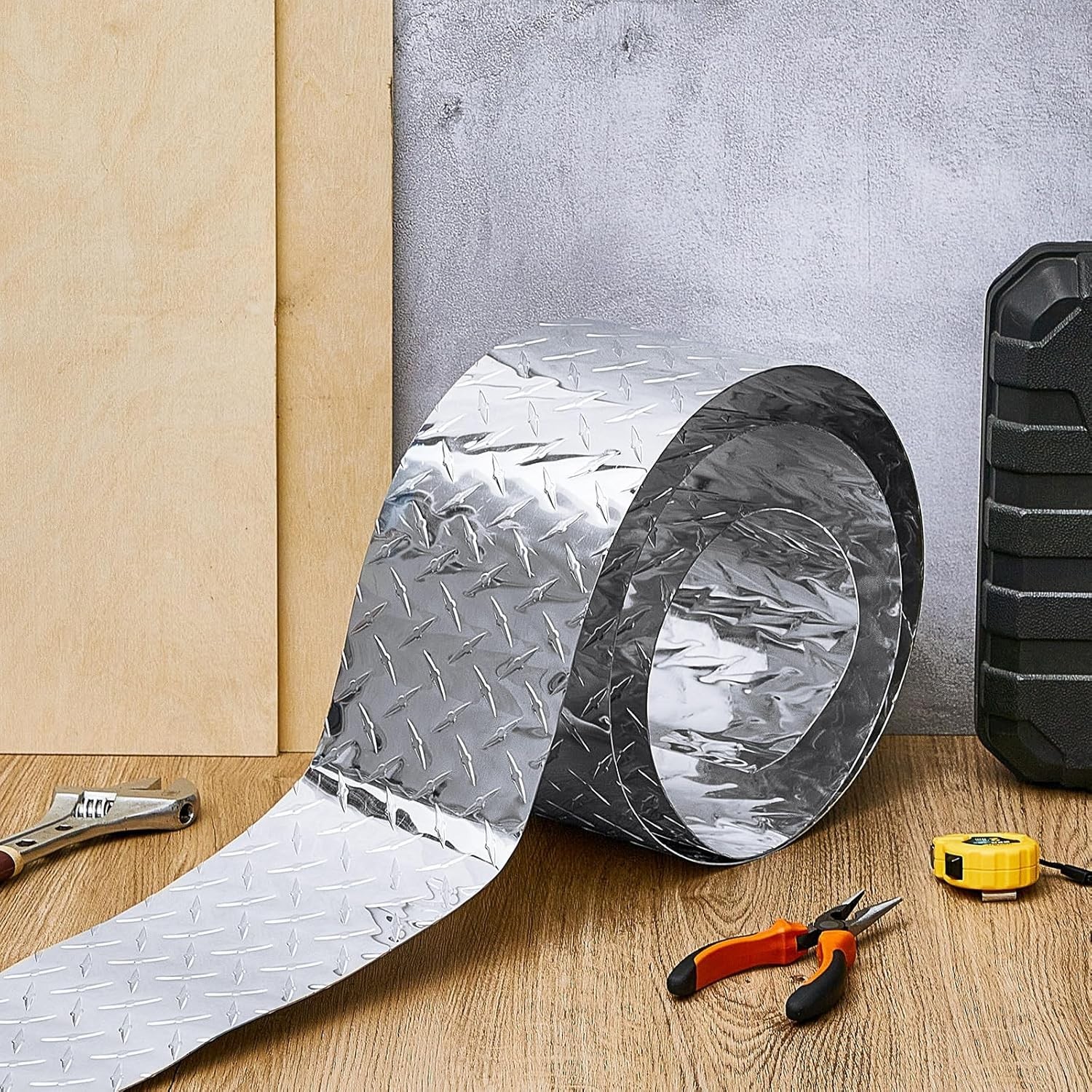 Durable 4 Inch Wide Aluminum Diamond Plate – Ideal for Various Projects & Decor