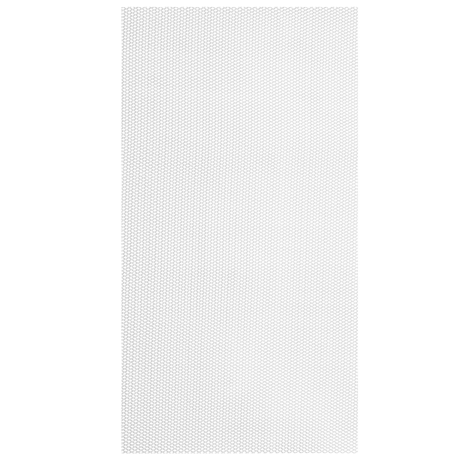 40″L 15.7″W Universal Car Grill Mesh 1x2mm Diamond Hole Silver Tone