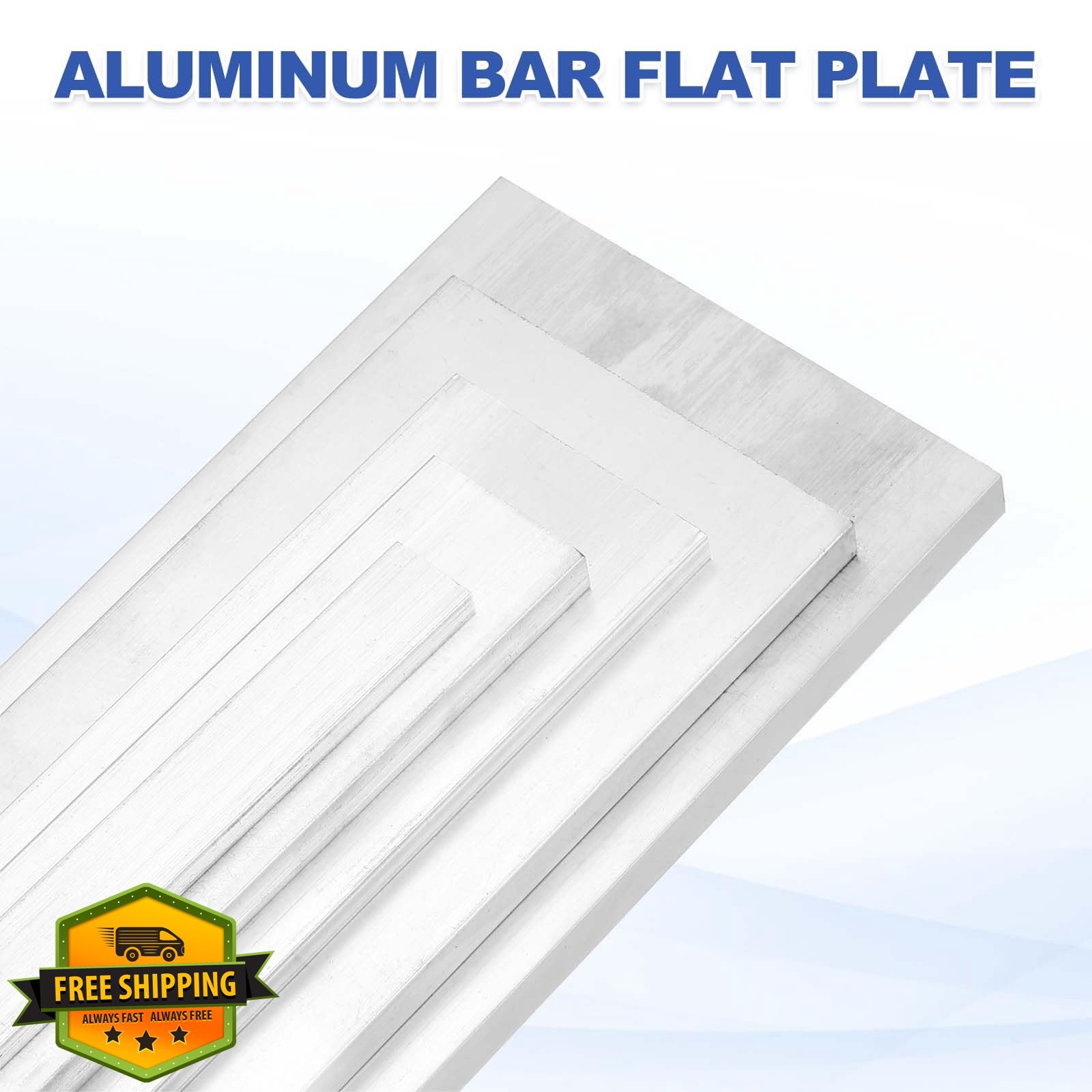 uxcell 0.2″x0.4″x14″ Aluminum Flat Bar 2 Set
