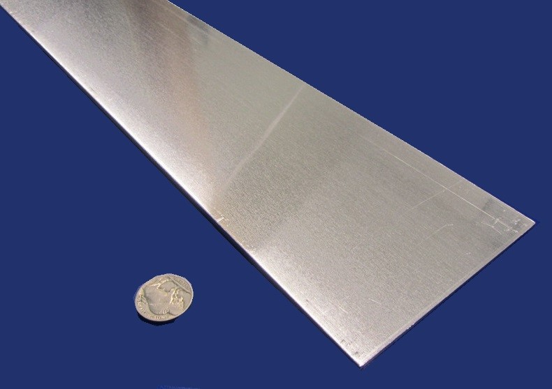 1100 Aluminum Bar Softened (O) .050″ Thick x 4.0″ Wide x 24″ Long