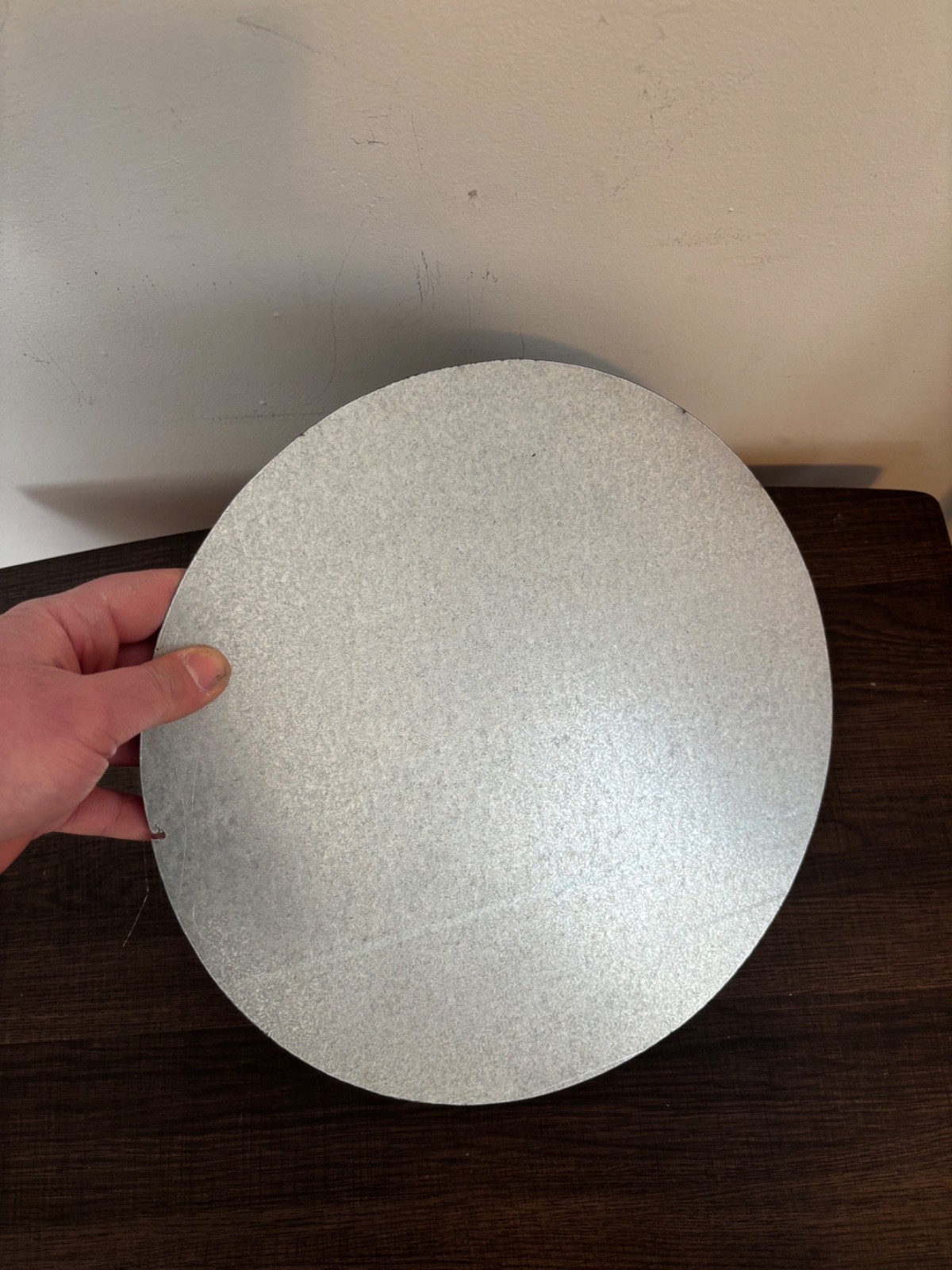 24 GA STEEL 13 3/4″ Round Sheet Metal Plate