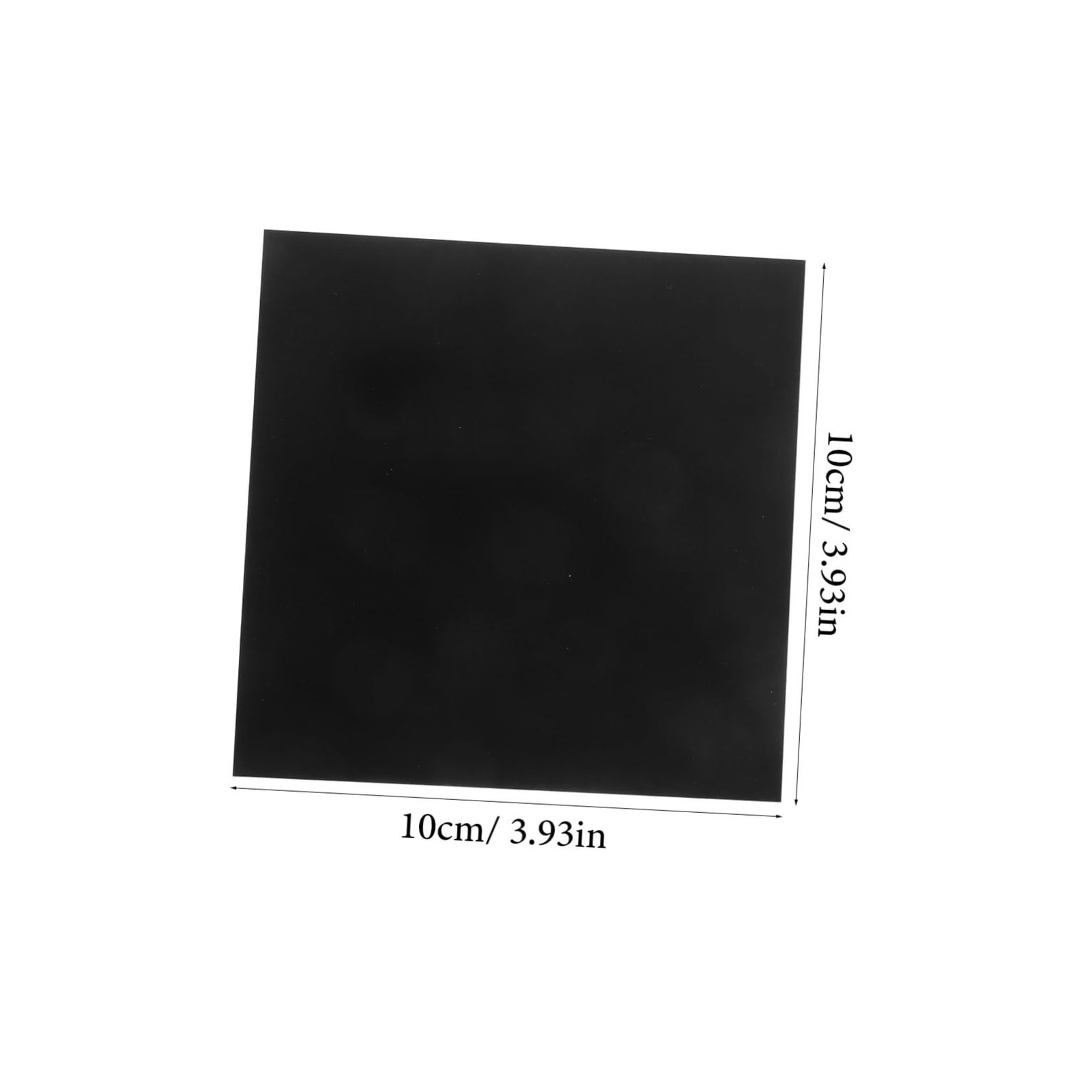5Pcs Anodized Aluminum Sheet, 3.93×3.93×0.02in Black Metal Aluminum Plate