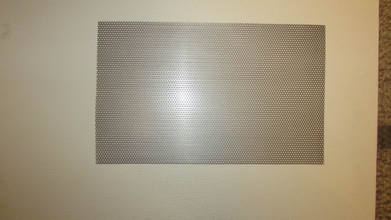 =1/8″ HOLES—16 GAUGE (1/16″ ) STAINLESS PERFORATED SHEET– 8-1/2″ X 8-1/2″==