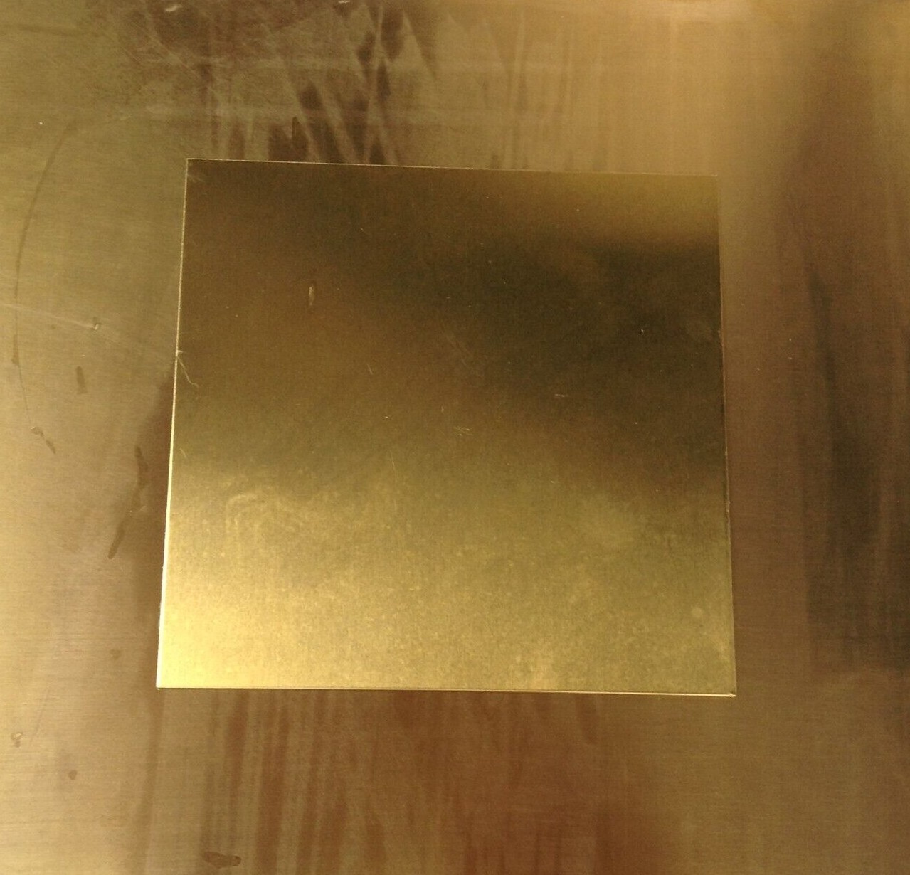 BRASS Sheet Plate 100mm x 100mm, 0.5mm to 2mm thick Thin Solid Sheet Material