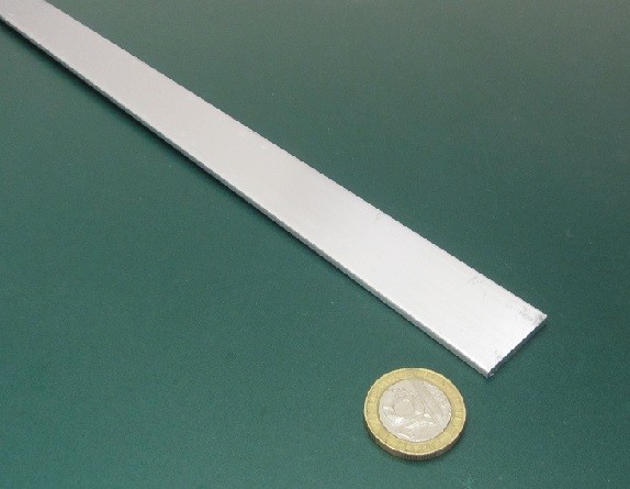 6061 T6 Aluminum Bar, 3/32″ (.093″) Thick x 1.0″ Wide x 36″ Length, 4 Units