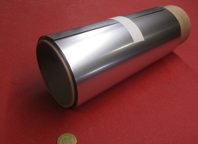 321 Weldable Stainless Steel Foil, .002″ Thick x 10.0″ Wide x 100 Foot Length