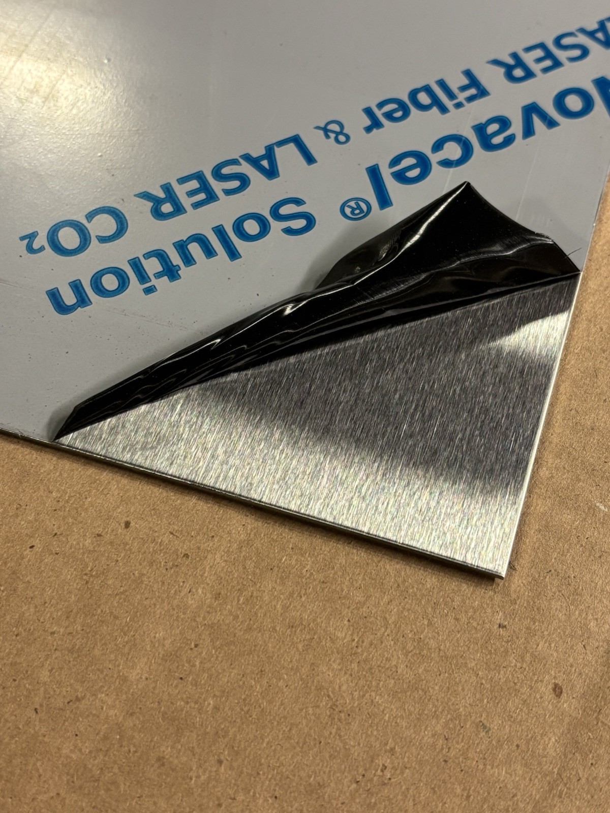 16 Gauge (0.060” Thick) T-304 Stainless Steel Sheet Metal – 12” x 15” – Brushed