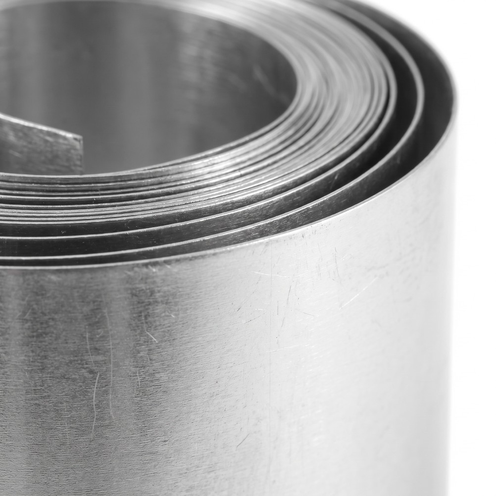 2 Rolls Pure Zinc Anode Plates – Zinc Electrode Strips for Home DIY Science