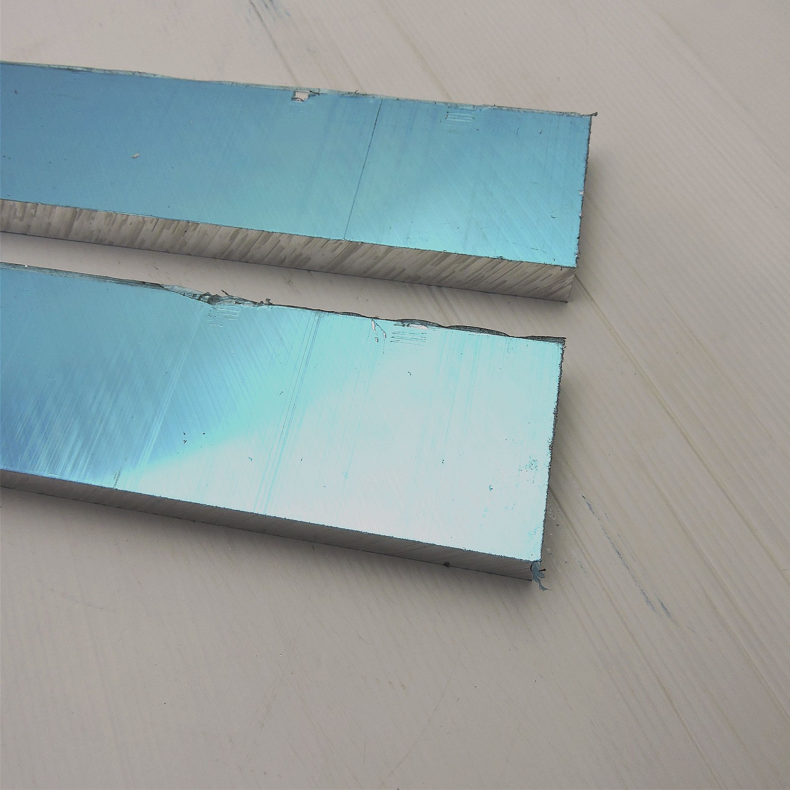 .75″ thick 3/4 Precision CAST Aluminum PLATE 2.875″ x 25.5″ Long QTY 2 sku157034