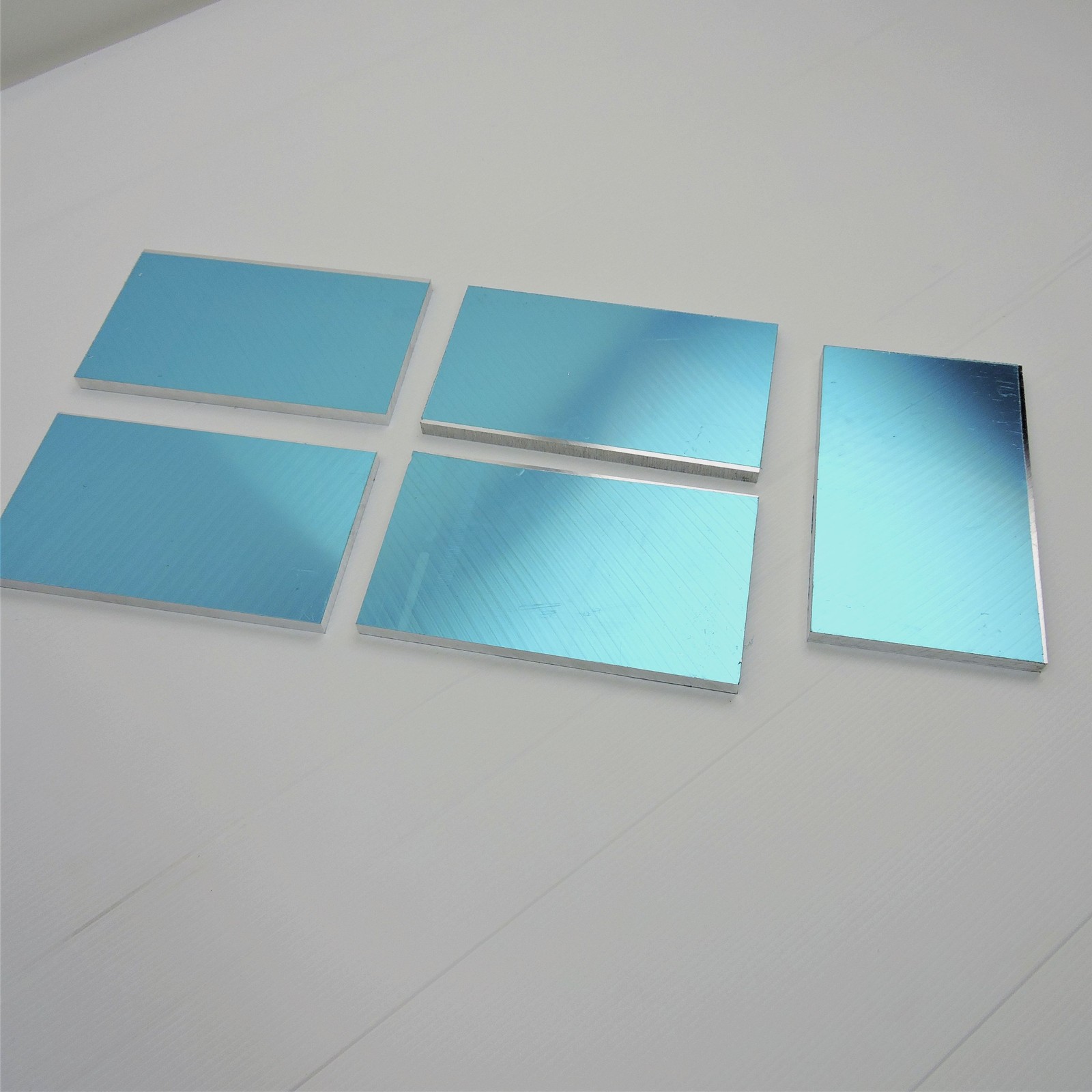 .375″ thick 3/8 Precision CAST Aluminum PLATE 5.375″ x 7.625″ QTY 5 sku156970