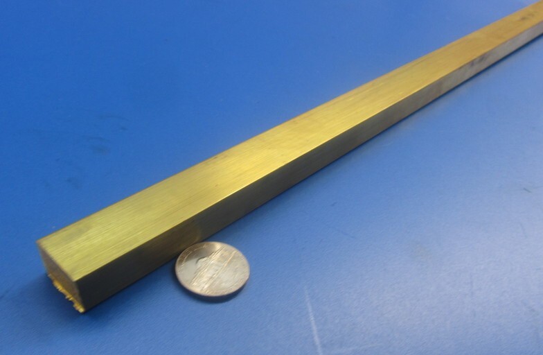 385 Brass Flat Bar 1/2″ Thick x 3/4″ Wide x 4 Foot Length