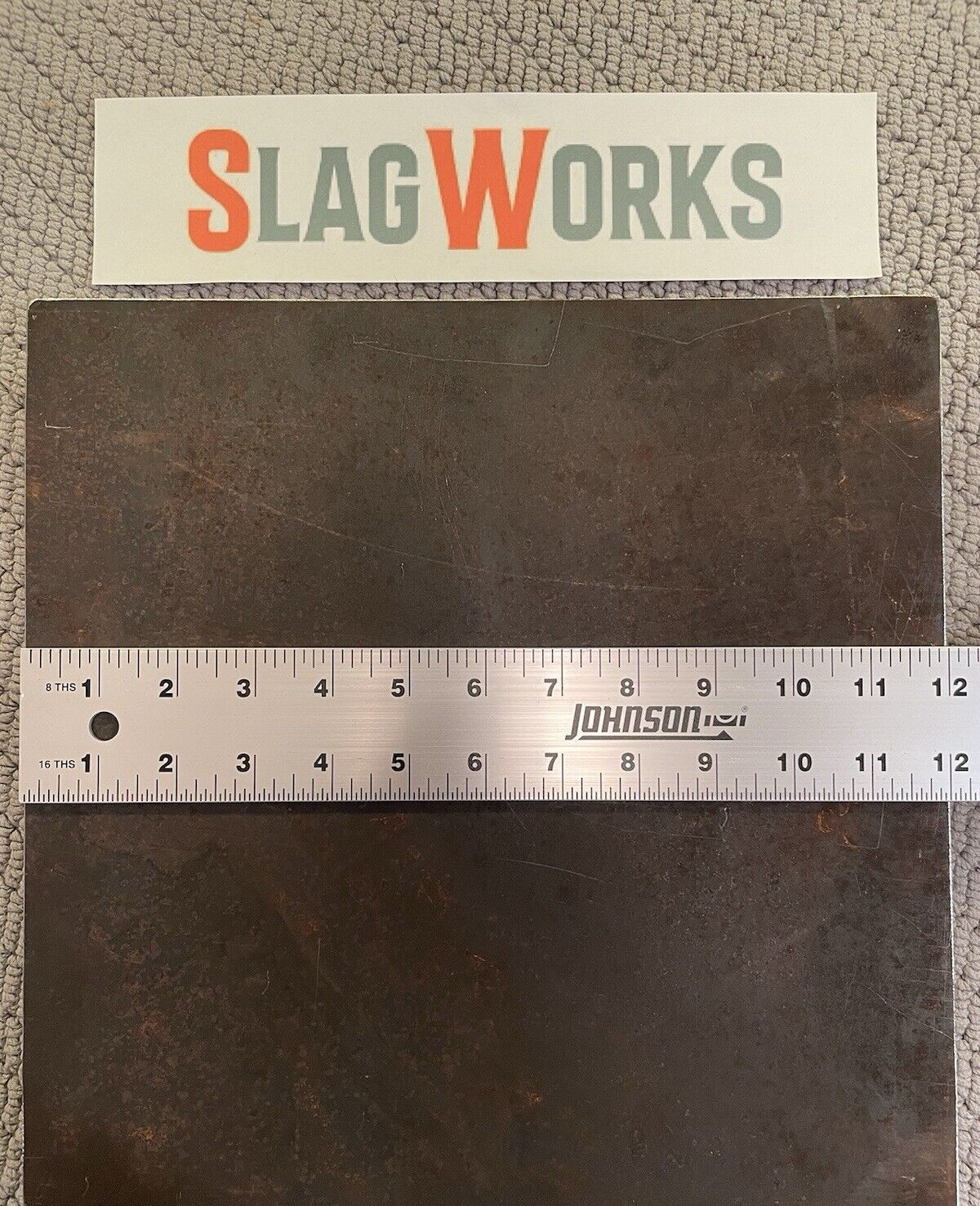 1/4x12x16 inch steel plate 12”x16” A36 Hot Roll Flat .25″ Thick