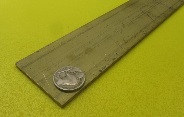 385 Brass Flat Bar 1/8″ Thick x 2.0″ Wide x 4 Foot Length