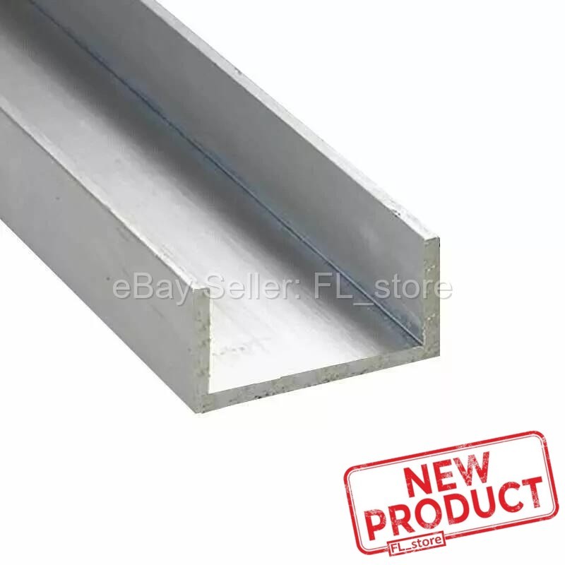 Aluminum Channel 2″ Leg x 2 Base Width x 1-1/2″ Inside x 1/4″ Thick x 8 Feet NEW