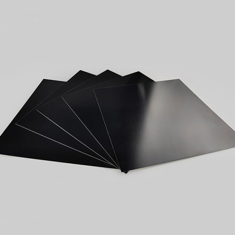 Thick 0.5/0.8/1.0/1.5/2.0mm Black Anodized Aluminum Alloy Plate 5052 Flat