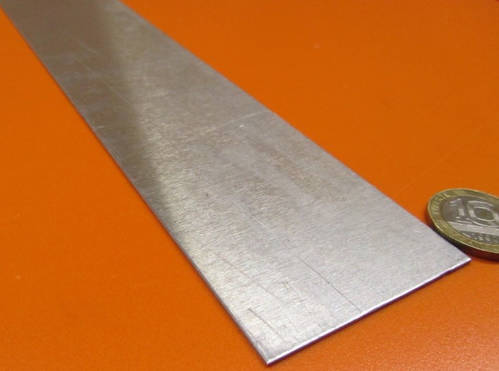 6061 T6 Aluminum Bar .050″ Thick x 2.0″ Wide x 48″ Length, 2 Pieces