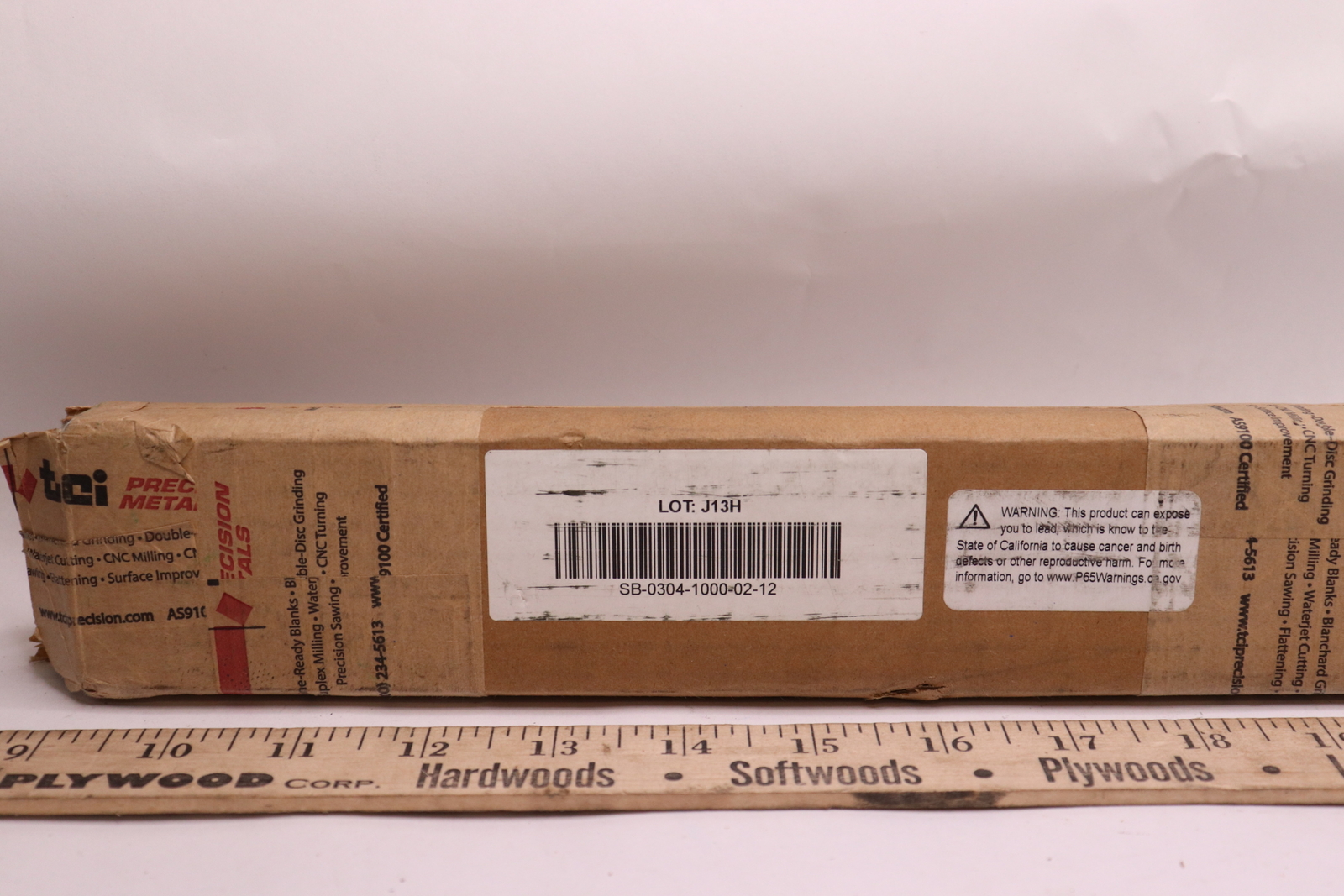 Blank Stainless Steel 304 1 x 2 x 12″ SB-0304-1000-02-12