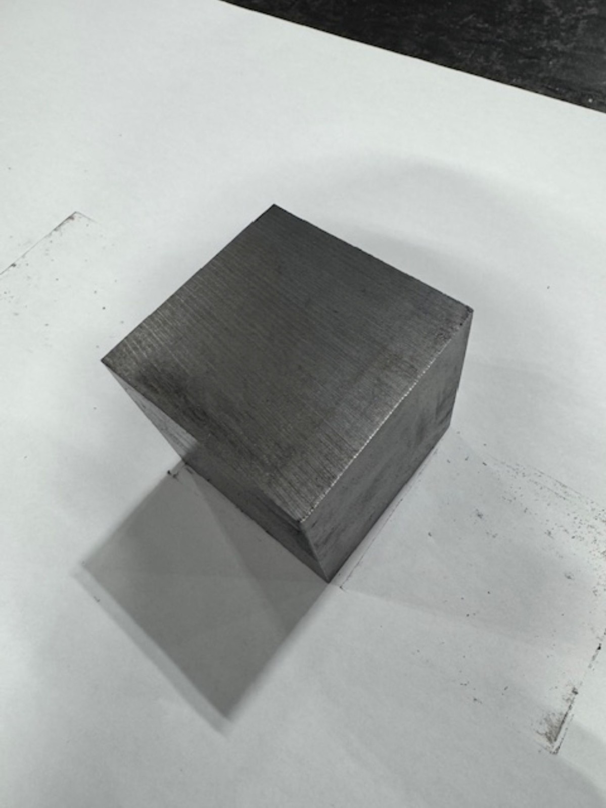 4″ Square Steel Bar x 4″ Length; 1018 Cold Rolled Bar; 4.00″ Square Steel Bar