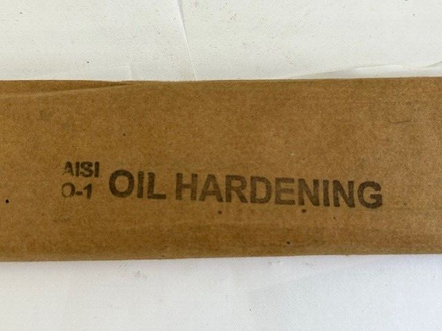 5/16″ X 1″ X 36″ 0-1 OIL HARDENING FLAT GROUND STOCK NEW OLD STOCK SHELF WORN