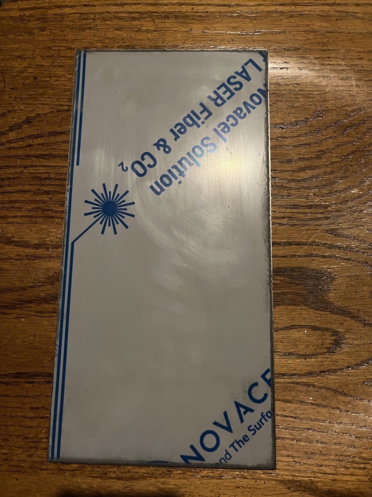 14 ga gauge x 6″ × 12″, 304 Stainless Steel with PVC