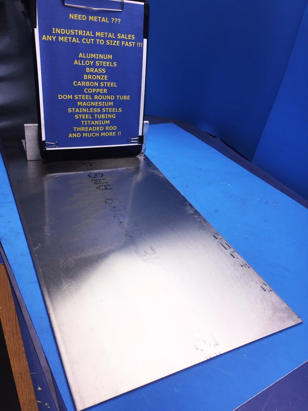 1/8″ x 12″ x 48″ 6061 T6 Aluminum Sheet — 6061 T6 Aluminum Sheet .125″ Thick