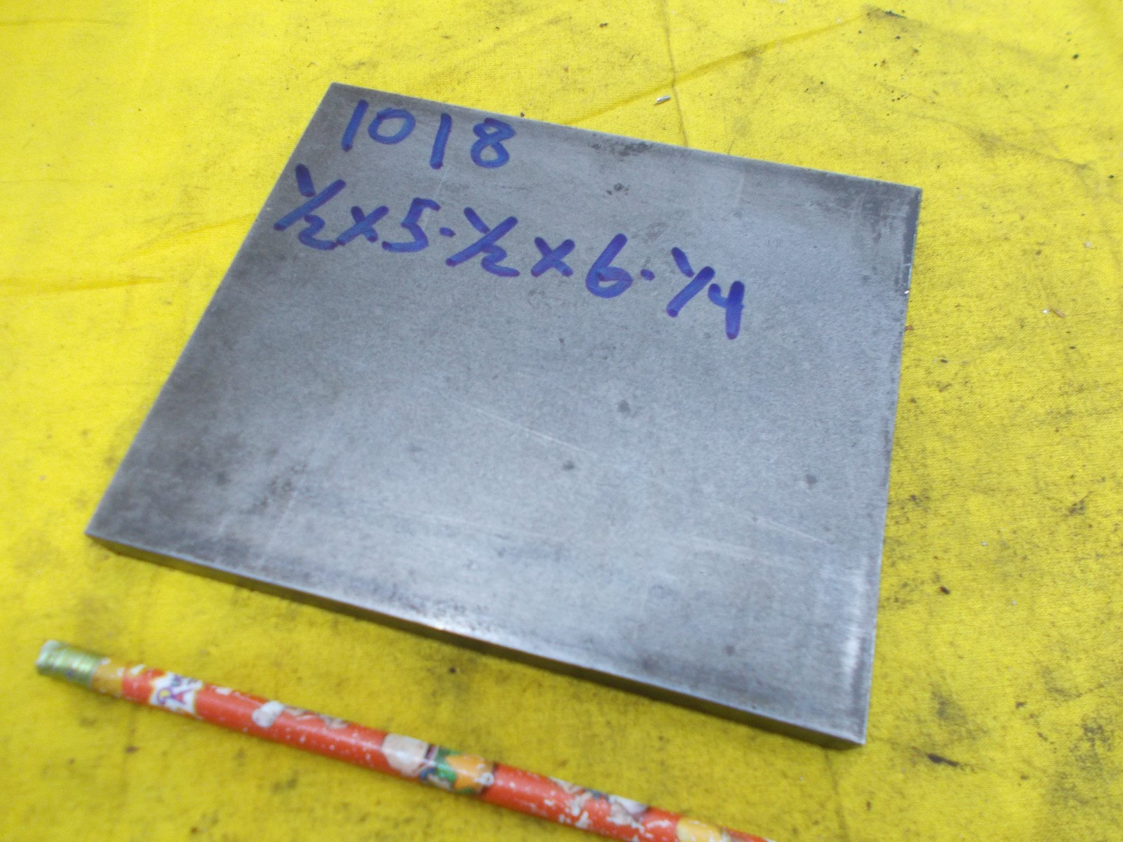 1018 STEEL FLAT BAR STOCK machine tool die shop plate 1/2″ x 5-1/2″ x 6-1/4″