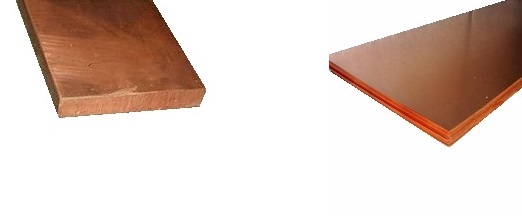 110 Copper Bar 1/8(H00) to 1/4 Hard(H01).500″ Thick x 6.0″ Wide x 24.0″ Length
