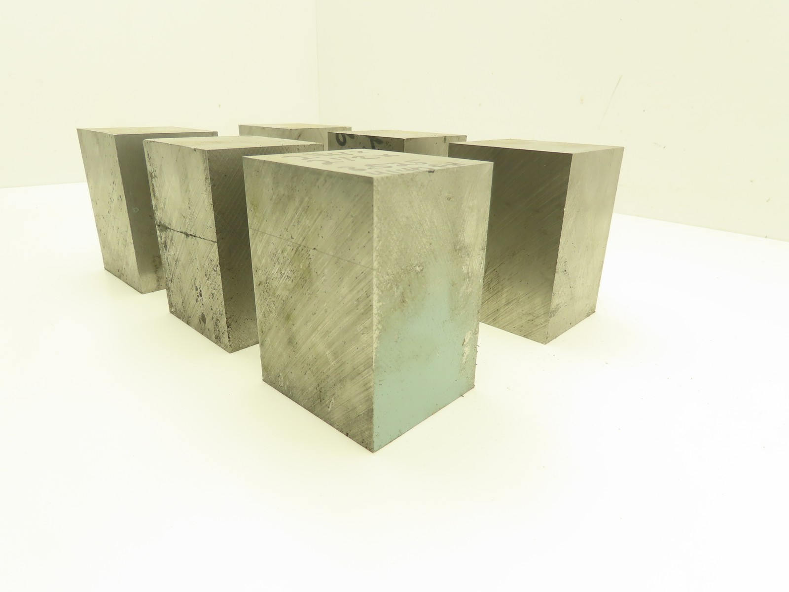 4140 PH Alloy Steel Flat Bar Stock 2-1/4″x 2-1/2″x 3-1/2″L Lot of 6