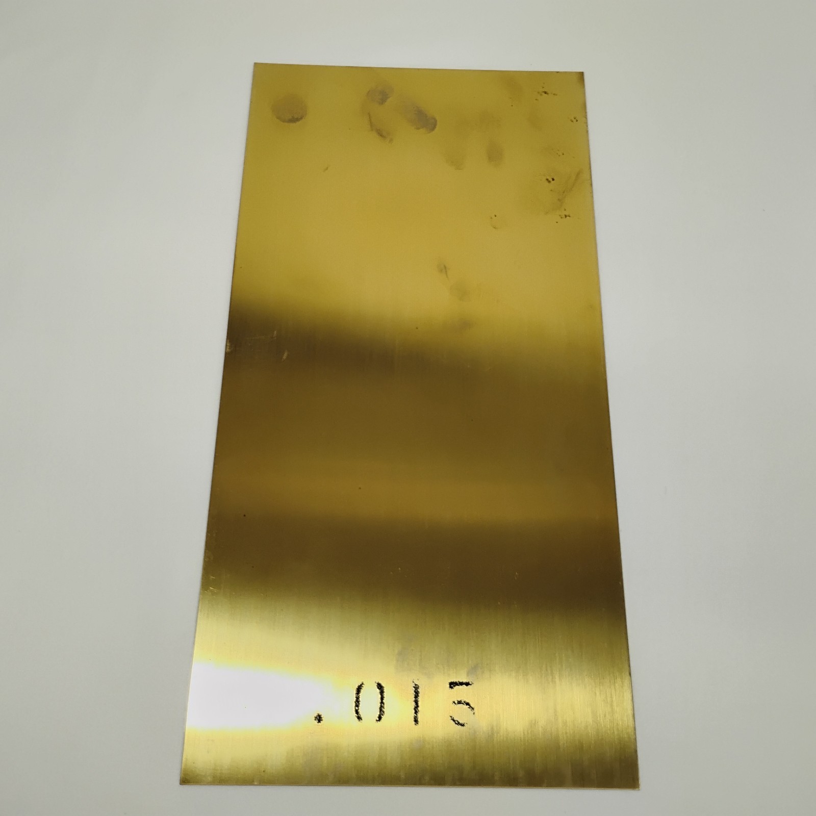 12 Pc Brass Shim Stock Assortment 6″ x 12″ .001-.015 *One Sheet Cut Down*