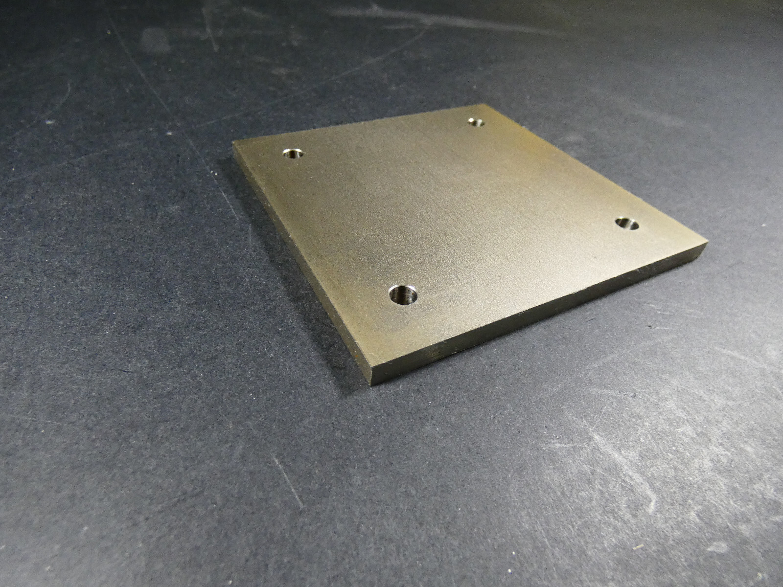 Stainless Steel – Plate / Anchor Plate | 100 x 100 x 6mm | 4 x Bore Ø 6mm