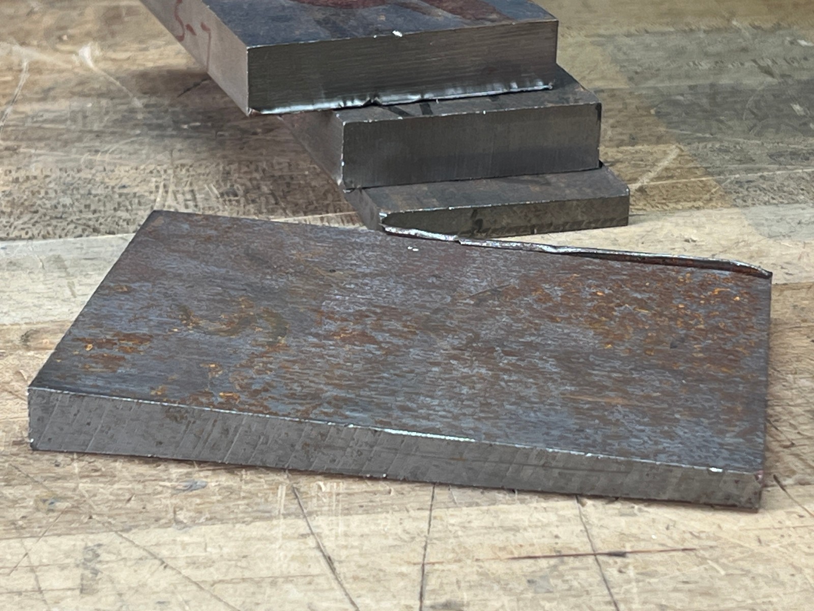 S7 Tool Steel flat bar stock lot various size cut offs 35 lbs