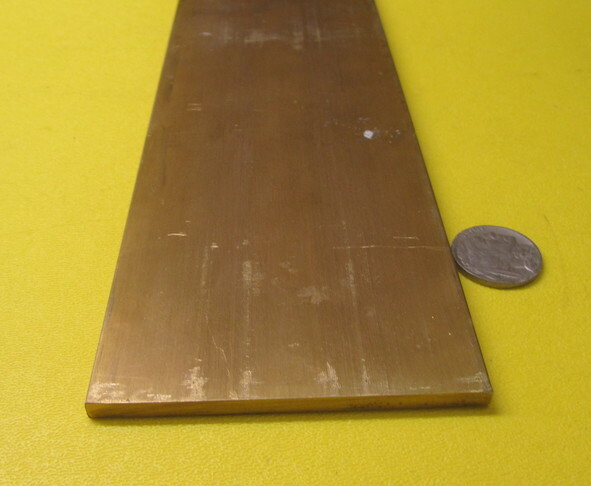 360 Brass Flat Bar 3/16″ Thick x 3.0″ Wide x 60.0″ Length