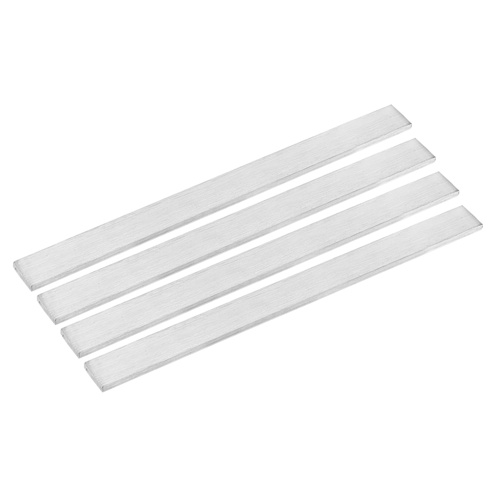 4Pcs 316L Stainless Steel Flat Bar, 5/32″ Thickness 3/8″ Width 8″ Length