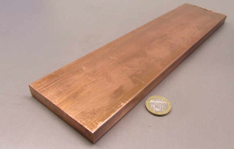 110 Copper Bar H02, 1/2″ Thick x 3.0″ Wide x 1 Ft Length