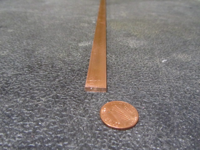 110 Copper Bar H02, 1/8″ Thick x 1/2″ Wide x 48 Inch Length