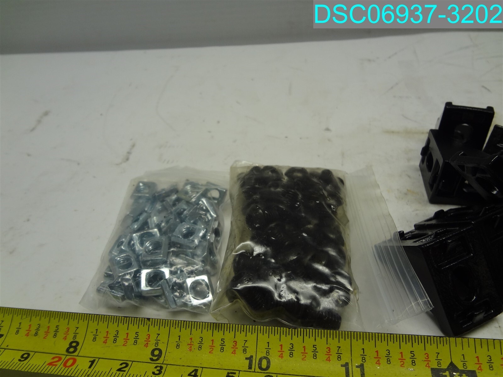 QTY=20 SETS: Black 2020 Series Aluminum Profile Connector Rail Accessories