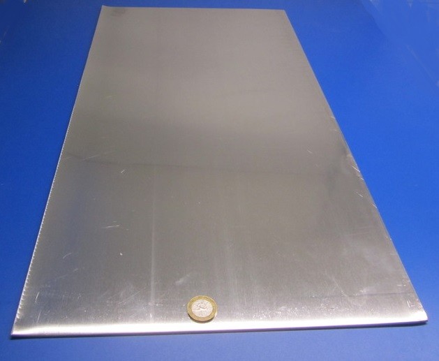1100 Aluminum Sheet Softened (O) .125″ (1/8″) Thick x 12″ Wide x 24″ Long
