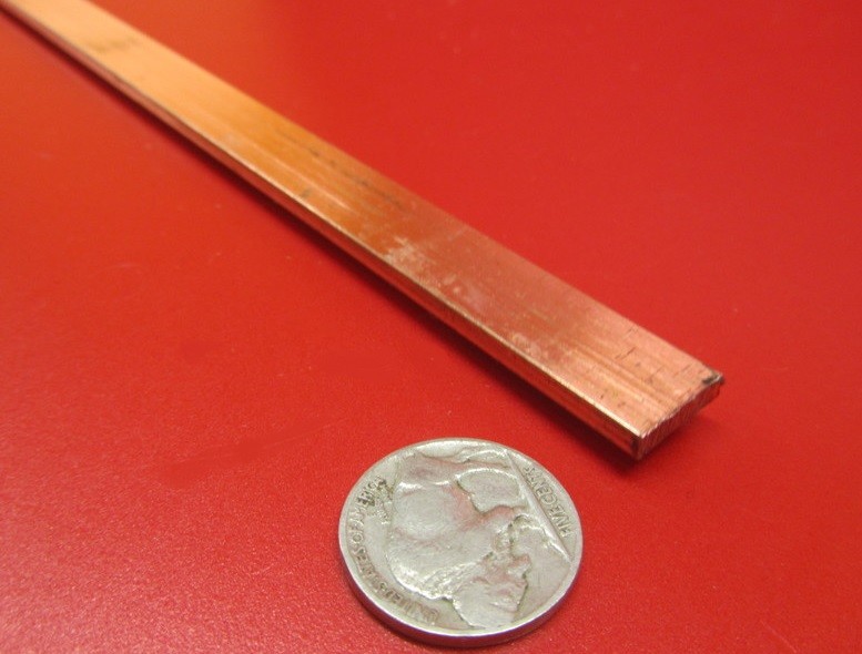 110 Copper Bar H02, 1/8″ Thick x 1/2″ Wide x 48 Inch Length