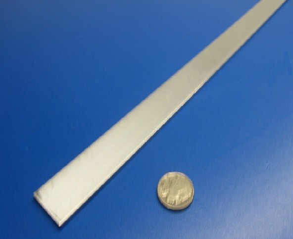 6061 T6 Aluminum Bar, 3/32″ (.093″) Thick x 1.0″ Wide x 36″ Length, 4 Units