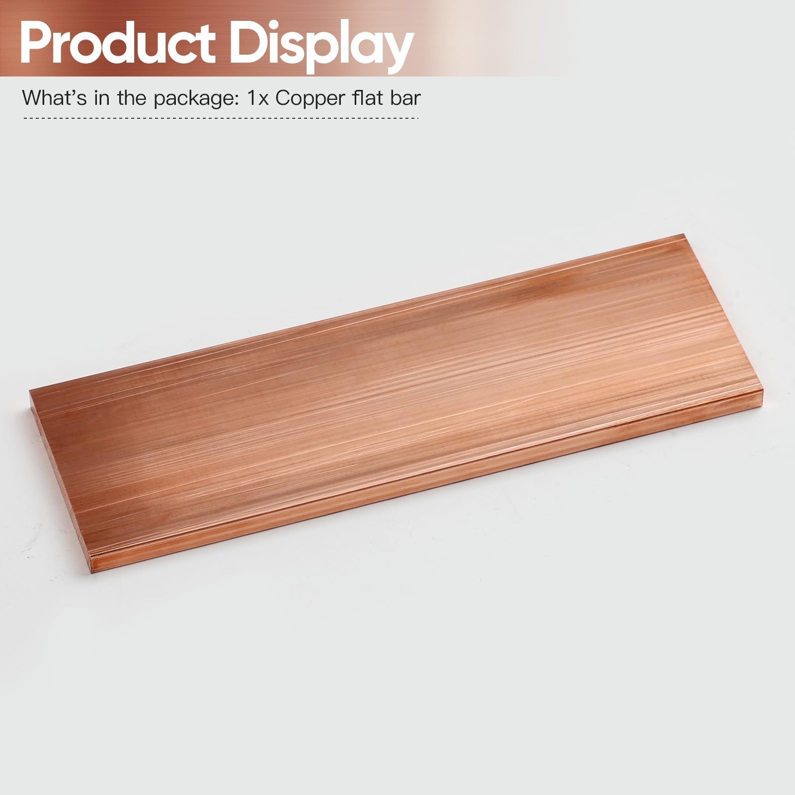 1/4 Inch Copper Flat Bar 1/4″ x 2″ x 6″ C11 Solid Stock 99.9% DIY 1 PCS