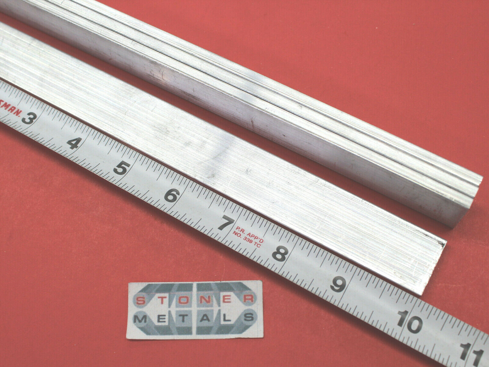 4 pieces 3/16″ X 1″ ALUMINUM 6061 FLAT BAR 10″ long Solid T6511 Mill Stock