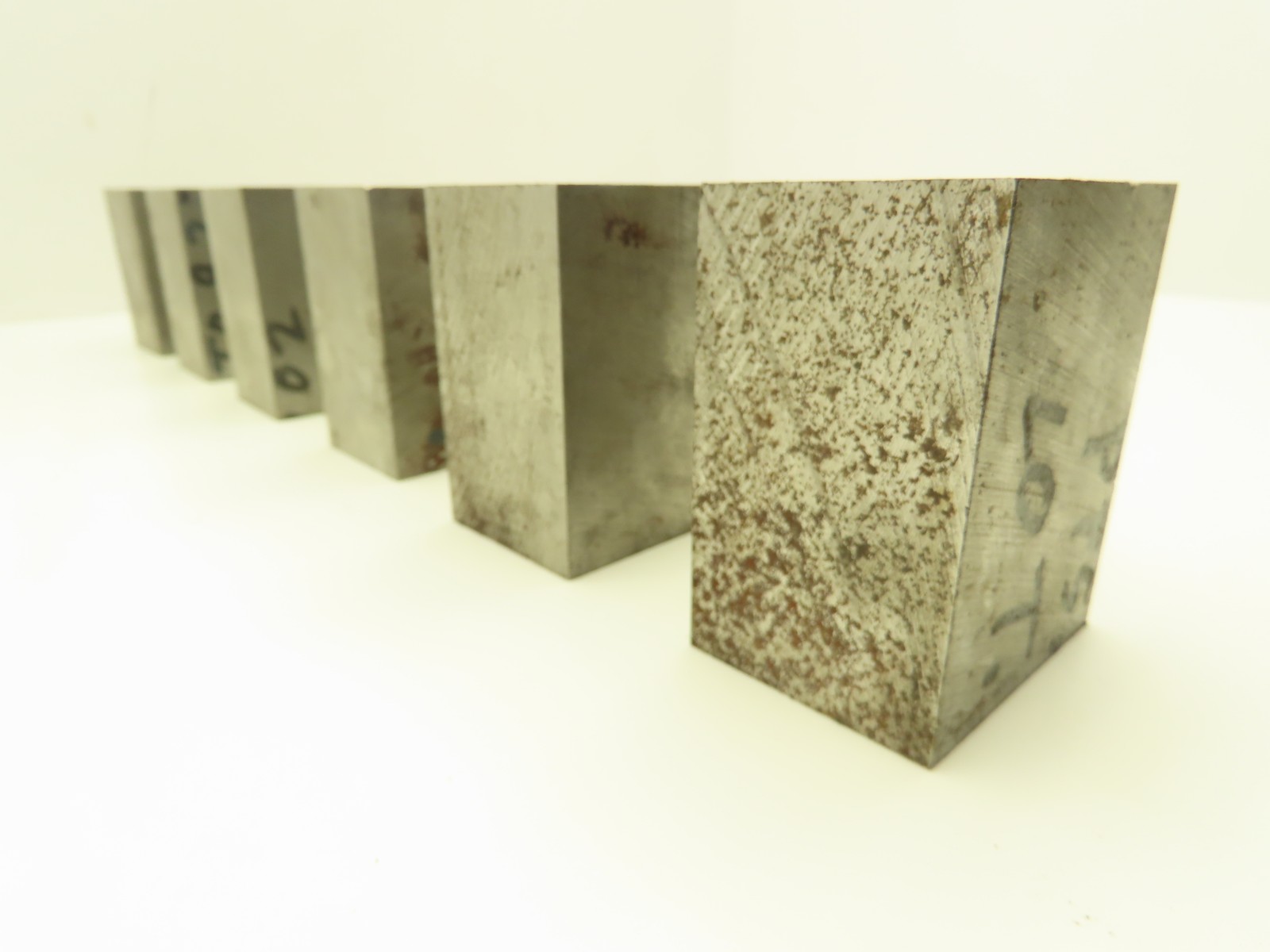 4140 PH Alloy Steel Flat Bar Stock 1-3/4″x 2-1/4″x 3″L Lot of 6