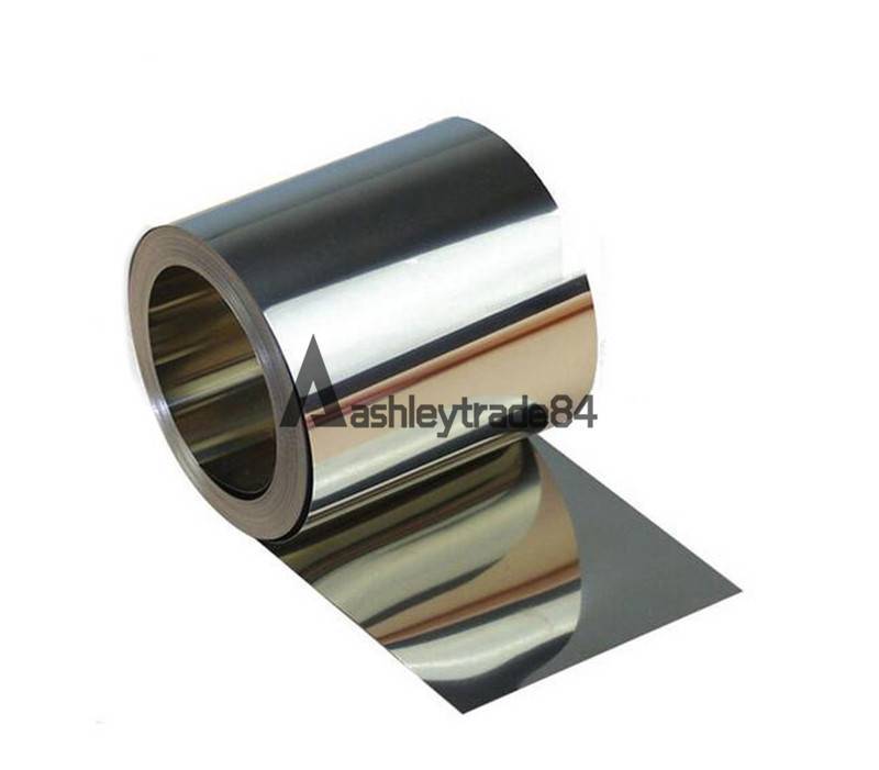 Stainless Steel Fine Plate Sheet Foil 0.1mm x 100mm x 1000mm