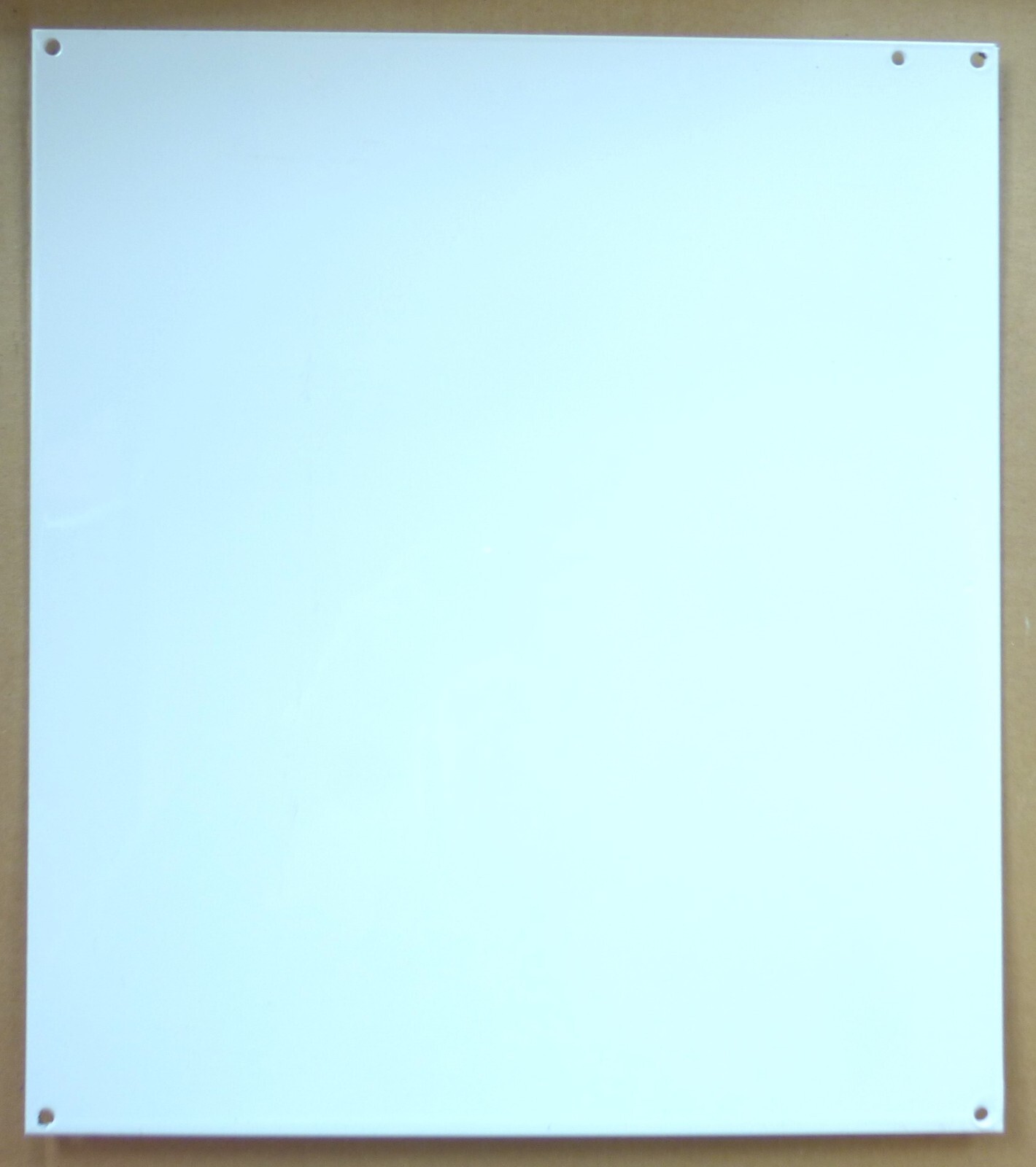 A18P16 16-3/4″ X 14-3/4″ X 12 GA (.0109) Hoffman White Back Plate Panel #58480