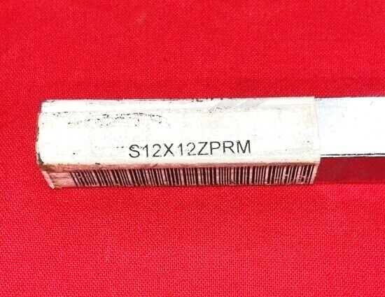 RELIAMARK BARRED KEY STOCK, S12X12ZPRM, 1/2″ WIDTH, 12″ LENGTH, STEEL