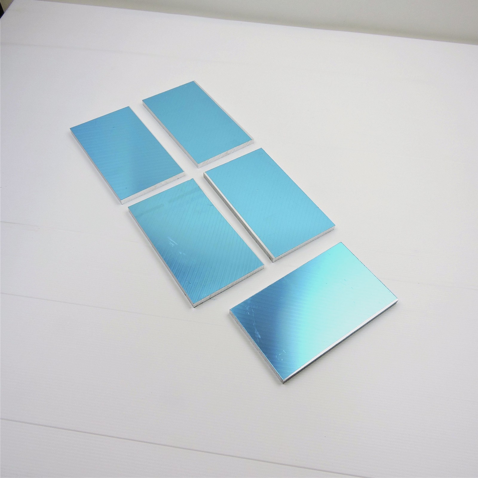 .375″ thick 3/8 Precision CAST Aluminum PLATE 5.375″ x 7.625″ QTY 5 sku156970