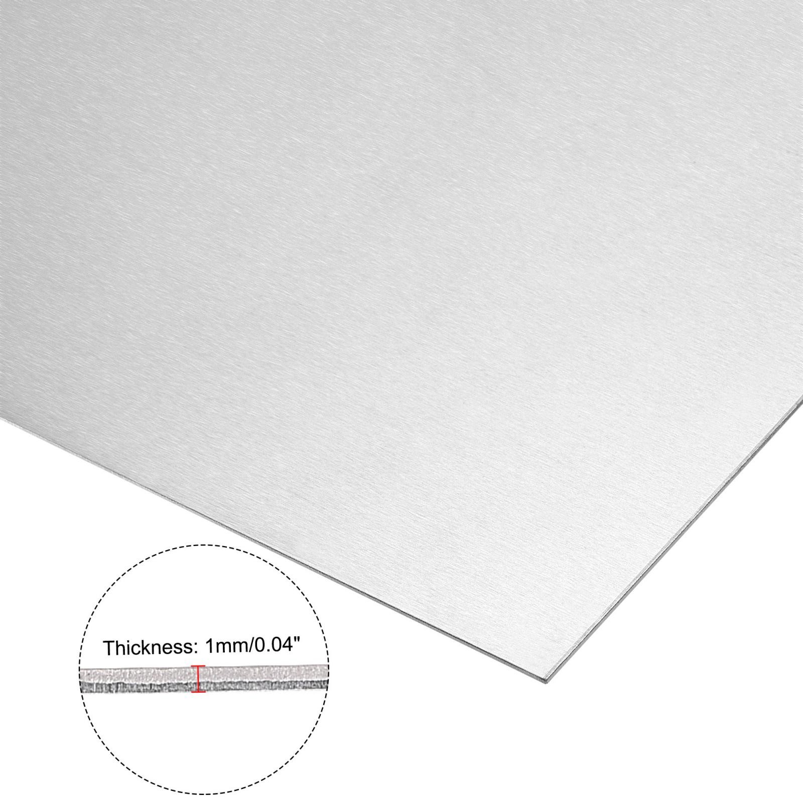 Aluminum Sheet, 300mm x 150mm x 1mm Thickness 6061 T6 Aluminum Plate
