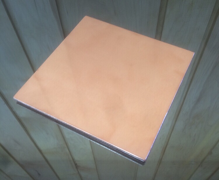 1/8″ COPPER SHEET PLATE NEW 6″x6″ .125 THICK *CUSTOM SIZES AVAILABLE*