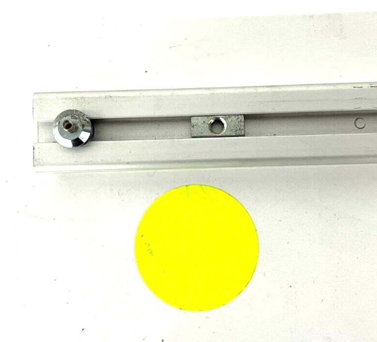 80/20 T-SLOT ALUMINUM EXTRUSION LENGTH 21-3/4″ WIDTH 1-1/8″ SLIVER LOT OF 5