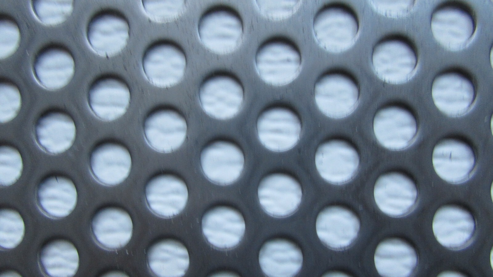 3/8″ HOLE 16 GAUGE 304 STAINLESS STEEL PERFORATED SHEET– 12 ” x 15-1/2″